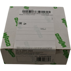 Pack of 25 NEW Wago 264-368 Connector End Plate For Terminal Blocks