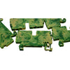 Lot of 9 NEW Wago 870-837 Terminal Block Connector 4 Position Ground, Earth Green, Yellow 12-28 AWG