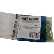 Pack of 25 NEW Wago 2000-402/000-018 2 Position Terminal Block, Cross Connection Jumper Flat Pins