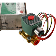 NEW ASCO 8210G007 120/60AC 2-Way Brass 1/2 In Solenoid Valve Normally Closed General Service