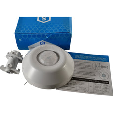 NEW Sensorworx SWX-222-1-AR Large Motion 360� Ceiling Sensor - Dual Tech, Low Voltage,Auxiliary Relay, Humid Environment