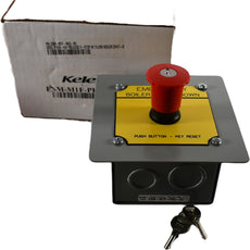 NEW Kele ESM-M1F-PK0-BS PUSH-KEY RELEASE E-STOP N1 FLUSH BOILER SHUT-DOWN Switch