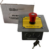 NEW Kele ESM-M1F-PK0-BS PUSH-KEY RELEASE E-STOP N1 FLUSH BOILER SHUT-DOWN Switch