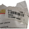 Pack of 20 NEW Holyoke 62-4 Brass 1/4 Straight Union Compression Fitting