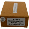 NEW Dwyer Instruments A-251 1/4'' Pressure Snubber Brass