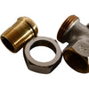 NEW Honeywell V2040ESL20 Radiator Valve, 3/4 in., 2.7 Cv NPT, Nickel-Plated Bronze Casted Body