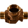 NEW Honeywell VCZAM1100/U Valve Body 2-Way Straight Through 3/4 Inch Bronze Sweat 4.6 Cv