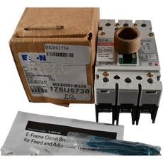 NEW Eaton EGE3035FFG Series G molded case circuit breaker, EG-frame, EG, Fixed thermal, Fixed magnetic trip, Three-pole, 35 A