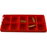 Pack of 3 NEW Sandvik N123K2-0600-0008-TM 2135 Carbide Grooving Inserts