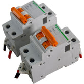 Lot of 2 Schneider Electric EA9AN2C25 C25 Circuit Breaker Switch 2 Pole