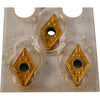 Pack of 3 NEW Kennametal DNMG432P Grade KC730 Carbide Insert Indexable
