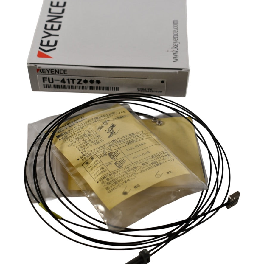 NEW Keyence FU-41TZ Digital Fiber Optic Sensor, Reflective Fiber Unit ...