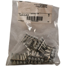 Pack of 9 NEW Allen Bradley 1492-CJ6-5 Center Jumper, Screw Type, 6mm Center to Center, 5 Pole, Gray