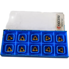 Pack of 10 NEW Kyocera TCMT090202HQ PV710 Indexable Carbide Insert