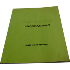 CNC Lathe Programming YDS8130008 Manual