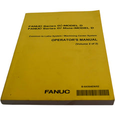 FANUC Series oi Model D Operator's Manual Volume 2 of 2