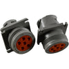 Lot of 2 NEW Deutsch HD10-6-96P 6 Position Circular Connector Receptacle Housing Panel Mount