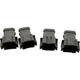 Lot of 4 NEW Deutsch.8 POS Rectangular Connectors - Housings Plug Gray