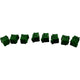 Lot of 8 NEW Tyco 1-967622 12 Rectangular Connectors - Housings Receptacle Green 0.197'' (5.00mm)