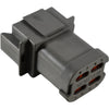 Lot of 2 NEW Deutsch DT04-08P 8-Pin DT Series Connector Receptacles