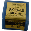 NEW Nikken SK10-4 Collet - SK10 Slim Chuck 4mm Bore 8� Taper