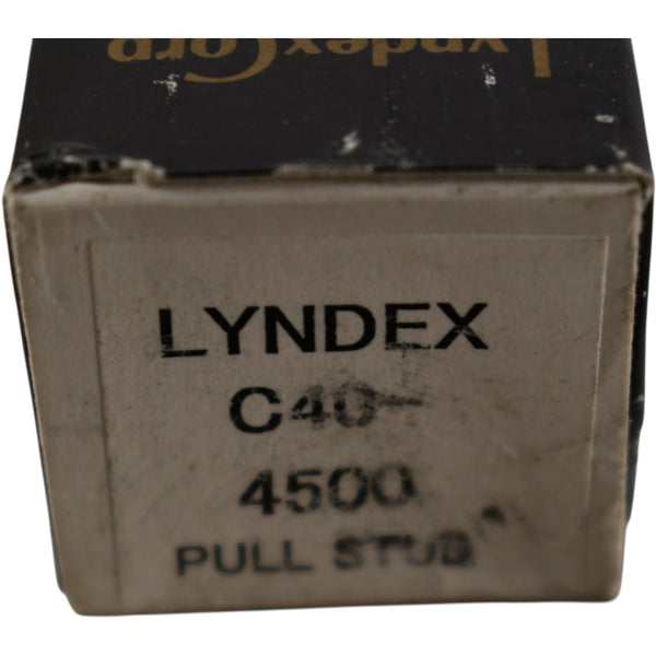 NEW Lyndex Nikken C40-4500 Pull Stud - CAT40 Taper 45 Deg – VB ...