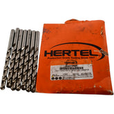 NEW Hertel 84577807 Letter F 118� HSS Jobber Drill - 7 Pack