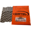 NEW Hertel 84577881 Letter D 118� Bright HSS Jobber Drill - 10 Pk