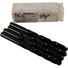 NEW Chicago-Latrobe 44031 31/64'' HSS Jobber Drill - 4 Pack