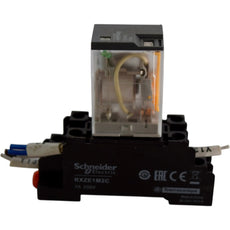 Schneider RXM2LB2BD Relay w/ RXZE1M2C Socket 24VDC 5A 2C/O