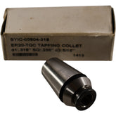 NEW SYIC TECHNIKS 05804-318 ER20 Quick Change Rigid Tap Collet - 0.318'' (5/16'')