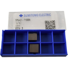 NEW Sumitomo SPG421-T1500A Carbide Turning Inserts - 2 Pack