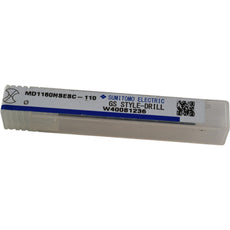 NEW Sumitomo MD1160NSESC-110 Carbide Drill - 11.6mm Dia