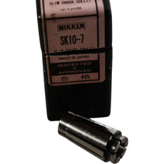 NEW Nikken SK10-7 Collet - SK10 Slim Chuck, 7mm Metric