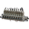 (10) SMC SY7120-5LZD-02 Solenoid Valves w/ Manifold Block Pneumatic