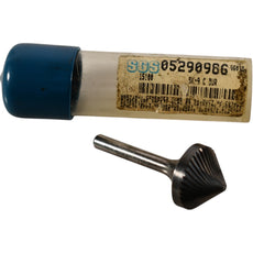 NEW SGS 05290986 Carbide Cone Burr - 1'' Cut, 1/4'' Shank, Single Cut
