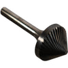 NEW SGS 05290986 Carbide Cone Burr - 1'' Cut, 1/4'' Shank, Single Cut