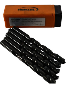 NEW Hertel 01075837 HSS Jobber Drill Bits - 11.50mm, 118� Point, 5-Pack