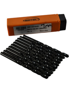 NEW Hertel 01076843 HSS Jobber Drills - 7mm, 118� Point, 10-Pack