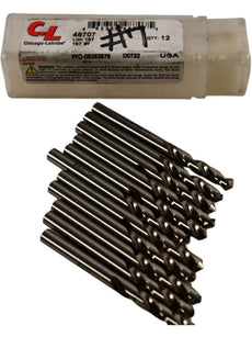 NEW Chicago-Latrobe #7 Drill Bit 48707 157 Series - 11-Pack