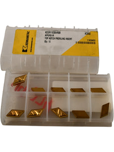 Pack of 10 NEW Kennametal KCGR110304R08 Carbide Inserts Indexable KC850 Grade