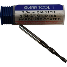 NEW Garr 3.5mm DIA 2.64mm Step Dia Hardlube Carbide Step Drill
