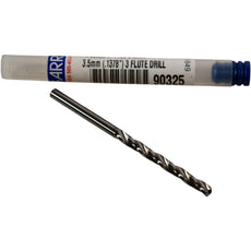 NEW GARR 90325 1100 3.5mm Carbide Jobber Drill | 3 Flute | Uncoated