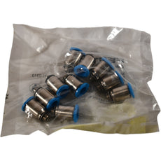 (Pack of 10) NEW Festo QSM-M5-6-I Fittings | M5 Thd | 6mm Tube | Push-in