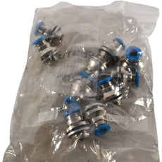 (Pack of 10) NEW Festo 186108 Fittings | QS-G1/4-6-I | G1/4 Thd | 6mm Tube