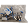 (Pack of 10) NEW Festo 153317 Fittings | QSM-M5-6-I | M5 Thd | 6mm Tube