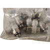 (Pack of 6) NEW SMC AS2201F-U01-06A Flow Control Valve | R1/8 Port | 6mm Tube
