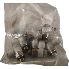 (Pack of 6) NEW SMC AS2201F-U01-06A Flow Control Valve | R1/8 Port | 6mm Tube