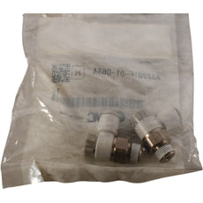 (Pack of 2) NEW SMC AS2201F-01-06SA Flow Control Valve | R1/8 Port | 6mm Tube
