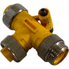 Turck RSM-2RKM 50 MiniFast T Connector U2109-9 5 Pin